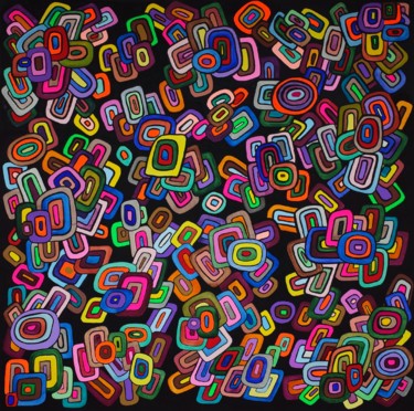 Картина под названием "Рuzzles" - Svitlana Yatsenko, Подлинное произведение искусства, Акварель