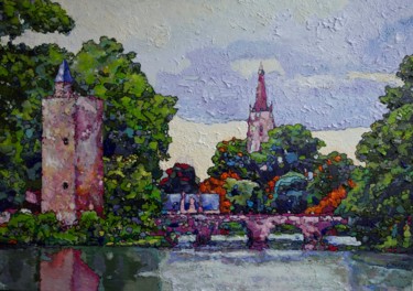 Картина под названием "Bruges" - Svitlana Yatsenko, Подлинное произведение искусства, Акрил