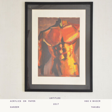 Schilderij getiteld "Six Pack" door Yakubu Kareem Signature Art Gallery, Origineel Kunstwerk, Acryl