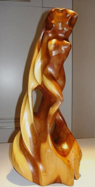 Sculpture titled "Venus awakens" by Georgii Tril, Original Artwork, Wood