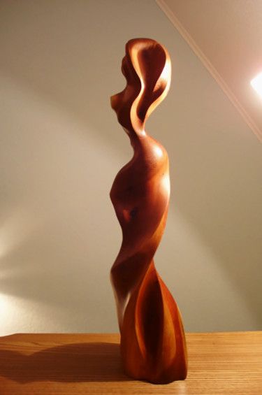 Скульптура под названием "Афродита" - Георгий Триль, Подлинное произведение искусства, Дерево
