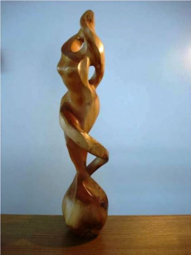 Escultura titulada "Ева" por Georgii Tril, Obra de arte original, Madera