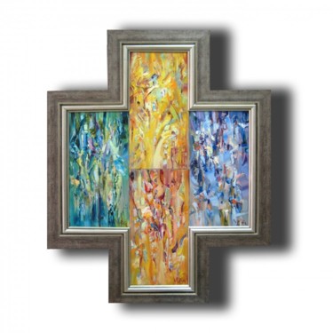 Painting titled "SEASONS" by Gallery Yamelievi Yameliev, Original Artwork
