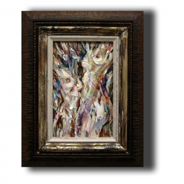 Painting titled "Abstract Nude Dance" by Gallery Yamelievi Yameliev, Original Artwork