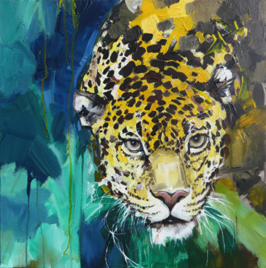 Malarstwo zatytułowany „tig mawke 60x60” autorstwa Yan Bragance, Oryginalna praca, Akryl