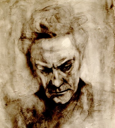 Drawing titled "Portrait" by Yan Vita, Original Artwork, Graphite