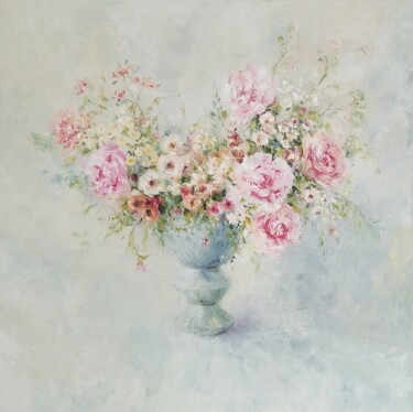 Peinture intitulée "delicate still life…" par Yana Dulger, Œuvre d'art originale, Huile