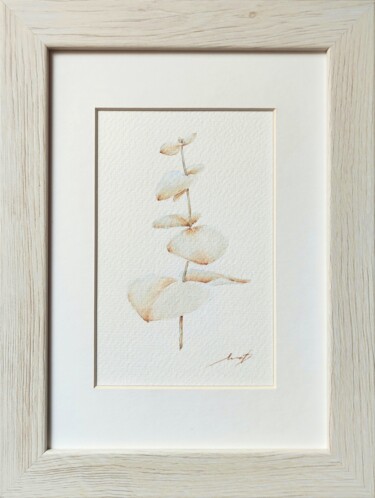 Peinture intitulée ""Eucalyptus"" par Yana Dulger, Œuvre d'art originale, Aquarelle