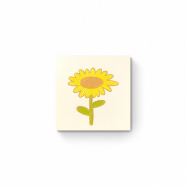 Картина под названием ""Sunflower"" - Yana Dulger, Подлинное произведение искусства, Масло