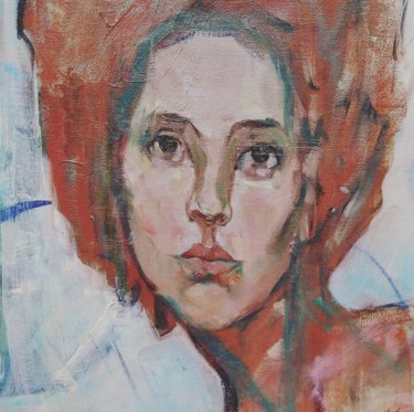 Картина под названием "Fair Woman" - Yana Sol, Подлинное произведение искусства, Масло