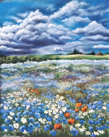 ""Printemps"|"Spring…" başlıklı Resim Yana Yeremenko tarafından, Orijinal sanat, Pastel