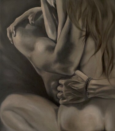 Картина под названием "Passion 1" - Yana Dengina, Подлинное произведение искусства, Масло