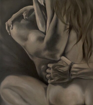 Passion 1 Painting titled "Passion 1" by Yana Dengina, Original Art, Oil