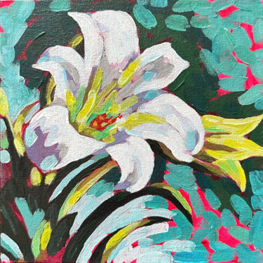 Painting titled "Lily" by Yana Shapoval, Original Artwork, Acrylic