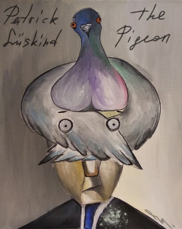 Painting titled "The Pigeon" by Yanka, Original Artwork