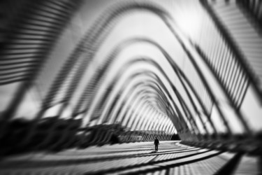 Photography titled "Striped Existence" by Yancho Sabev, Original Artwork, Digital Photography Mounted on Aluminium