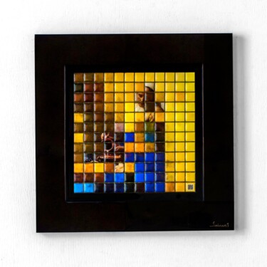 La Laitière Peinture intitulée "La Laitière" par Yann Faisant, Œuvre d'art originale, Résine