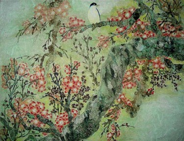 绘画 标题为“flower” 由凤岭, 原创艺术品, 油