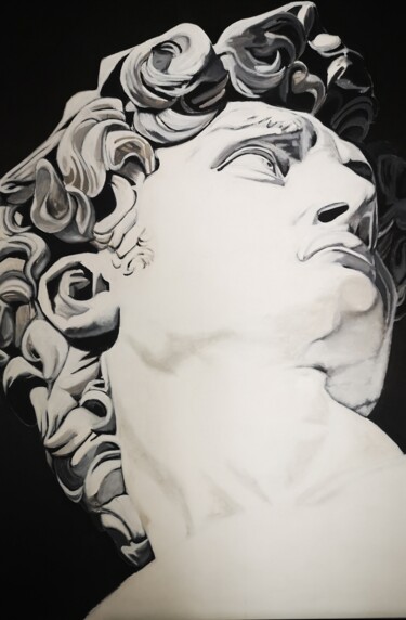 Painting titled "David" by Yann Comtat, Original Artwork, Acrylic