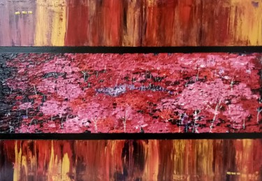 Painting titled "Forest" by Yann Guillerd, Original Artwork, Acrylic