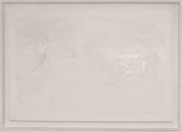 Malerei mit dem Titel "50 Blancs" von Yann Le Dall, Original-Kunstwerk, Öl Auf Keilrahmen aus Holz montiert