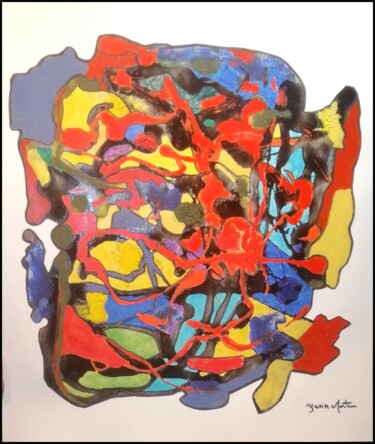 Peinture intitulée "Impression 1" par Yann Martin, Œuvre d'art originale, Huile