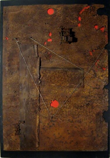 Peinture intitulée "Le jour d'aprés 1" par Yann Martin, Œuvre d'art originale, Huile