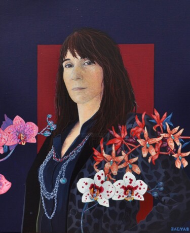 Peinture intitulée "Anne Marie" par Yann Michael Talvas, Œuvre d'art originale, Acrylique