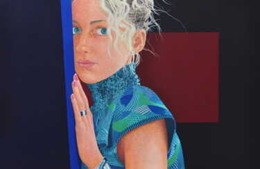 Картина под названием "Stéphanie" - Yann Michael Talvas, Подлинное произведение искусства, Акрил