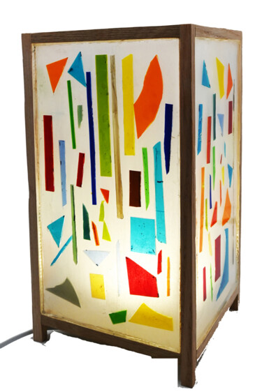 Design intitulada "Lampe la chute" por Yann Perrier, Obras de arte originais, Luminaria