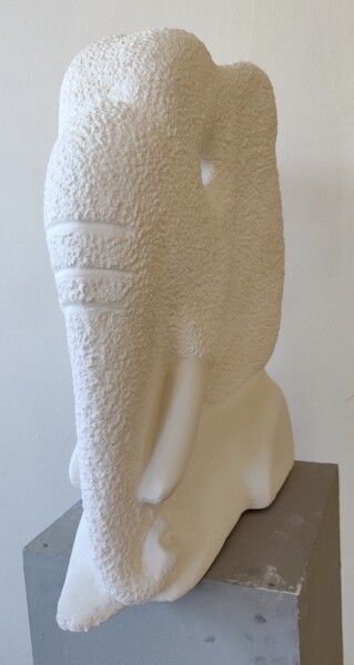Sculpture intitulée "KUNDA" par Yann Raufaste (YASKA), Œuvre d'art originale, Pierre