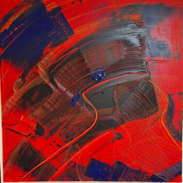 Schilderij getiteld "Moving" door Haze, Origineel Kunstwerk, Acryl