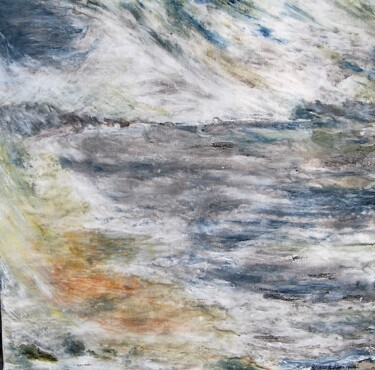Malerei mit dem Titel ""Bretagne"" von Yannick Bernard, Original-Kunstwerk, Öl