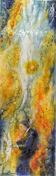 Картина под названием "" hymne à la joie"" - Yannick Bernard, Подлинное произведение искусства, лак