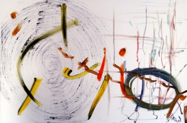 Pittura intitolato "Attractions.jpg" da Yannick Diraison, Opera d'arte originale, Acrilico