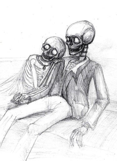 Television Dessin intitulée "Television" par Yannick Duriez, Œuvre d'art originale, Crayon