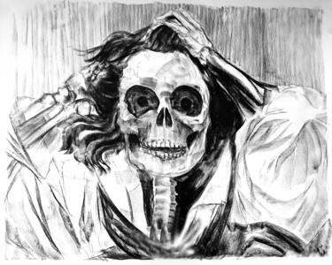 Le Désespéré Dibujo titulada "Le Désespéré" por Yannick Duriez, Obra de arte original, Carbón