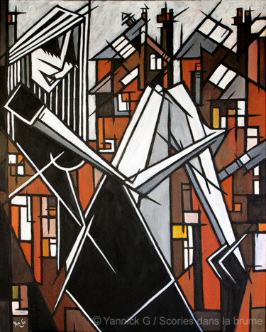 Villiers Terrace Peinture intitulée "Villiers Terrace" par Yannick G, Œuvre d'art originale, Acrylique Monté sur Châssis