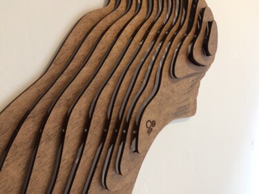 Design titled "ecorce / lampe" by Yannick Hervy (goin2), Original Artwork, Wood