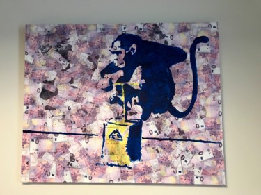 Peinture intitulée "Monnaie de singe" par Yannick Léty, Œuvre d'art originale