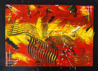 Картина под названием "Melody" - Yannick William Assiedou, Подлинное произведение искусства, Акрил Установлен на Деревянная…