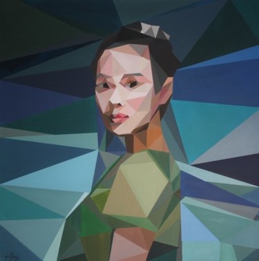 Peinture intitulée "Mariage asiatique" par Yannick Gruyters, Œuvre d'art originale