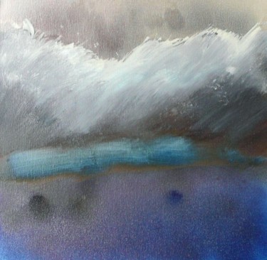 Peinture intitulée "Hurricane" par Yann Lozach, Œuvre d'art originale