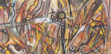 Pittura intitolato "pogo life" da Yanosky, Opera d'arte originale, Acrilico
