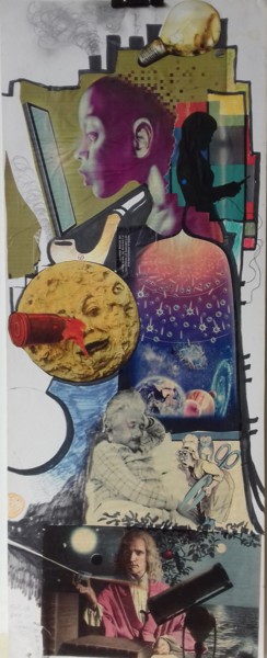 Collages intitulée "tout ça pour ça" par Yanosky, Œuvre d'art originale, Collages