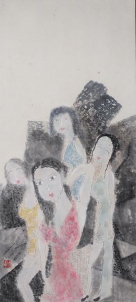 绘画 标题为“《韵》” 由Yongjun Yan, 原创艺术品
