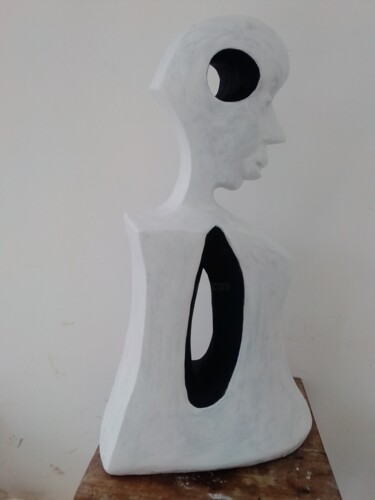 雕塑 标题为“Sans titre” 由Yao Nda Olivier Meh, 原创艺术品, 石膏