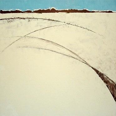 Peinture intitulée "L'hivers" par Yaovi, Œuvre d'art originale