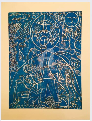 Отпечатки и Гравюры под названием "Le petit prince" - Yapa Bandara, Подлинное произведение искусства, Цифровая печать