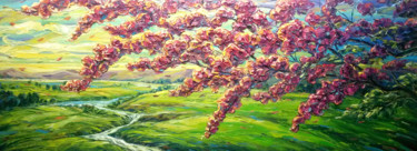 Painting titled "morning-glow-2-78x2…" by Yap Kim Boon, Original Artwork